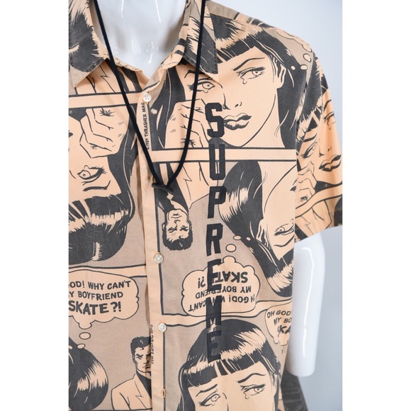 NEW Supreme Thrasher Boyfriend Button Down Shirt
